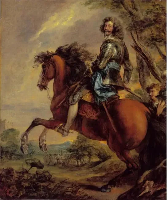 Ritratto di Albert de Ligne, principe di Arenberg, a cavallo - Thomas Gainsborough