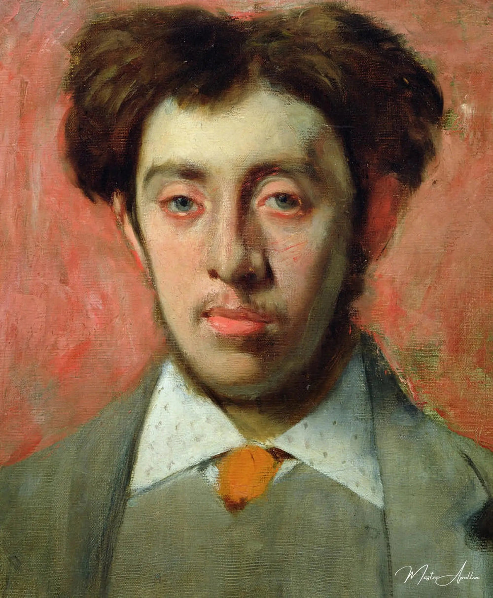 Portrait d'Alberto Mélida - Edgar Degas image 1 tableau peint à l’huile sur toile