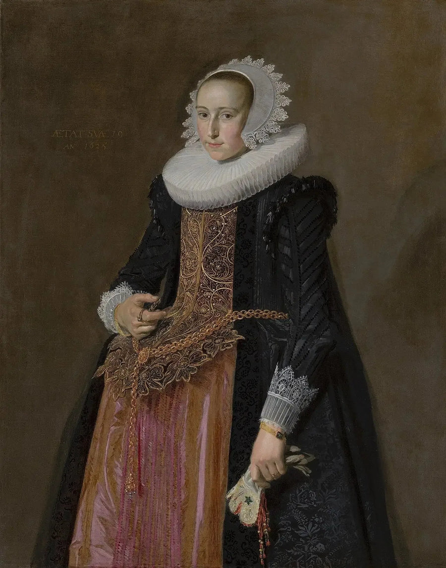 Ritratto di Aletta Hanemans (1606-1653) - Frans Hals