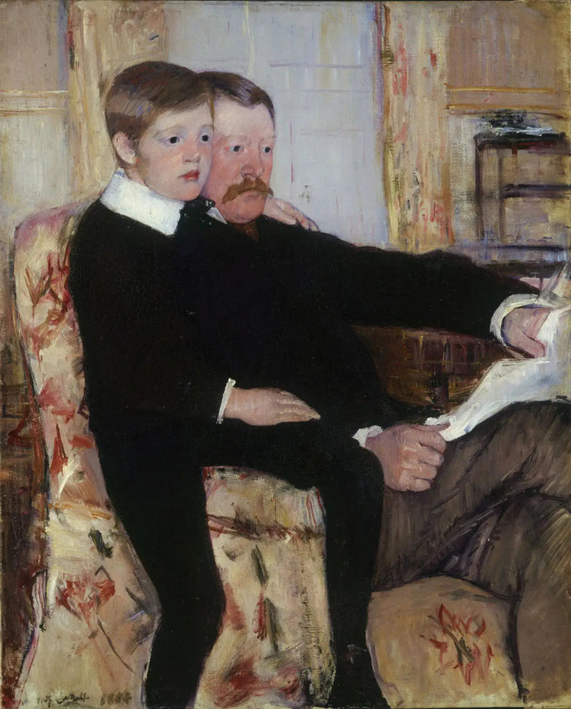 Ritratto di Alexander J. Cassatt e di suo figlio, Robert Kelso Cassatt - Mary Cassatt