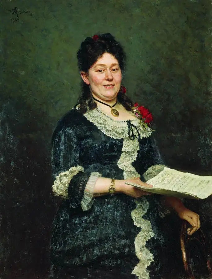 Ritratto di Alexandra Molas - Ilya Repin