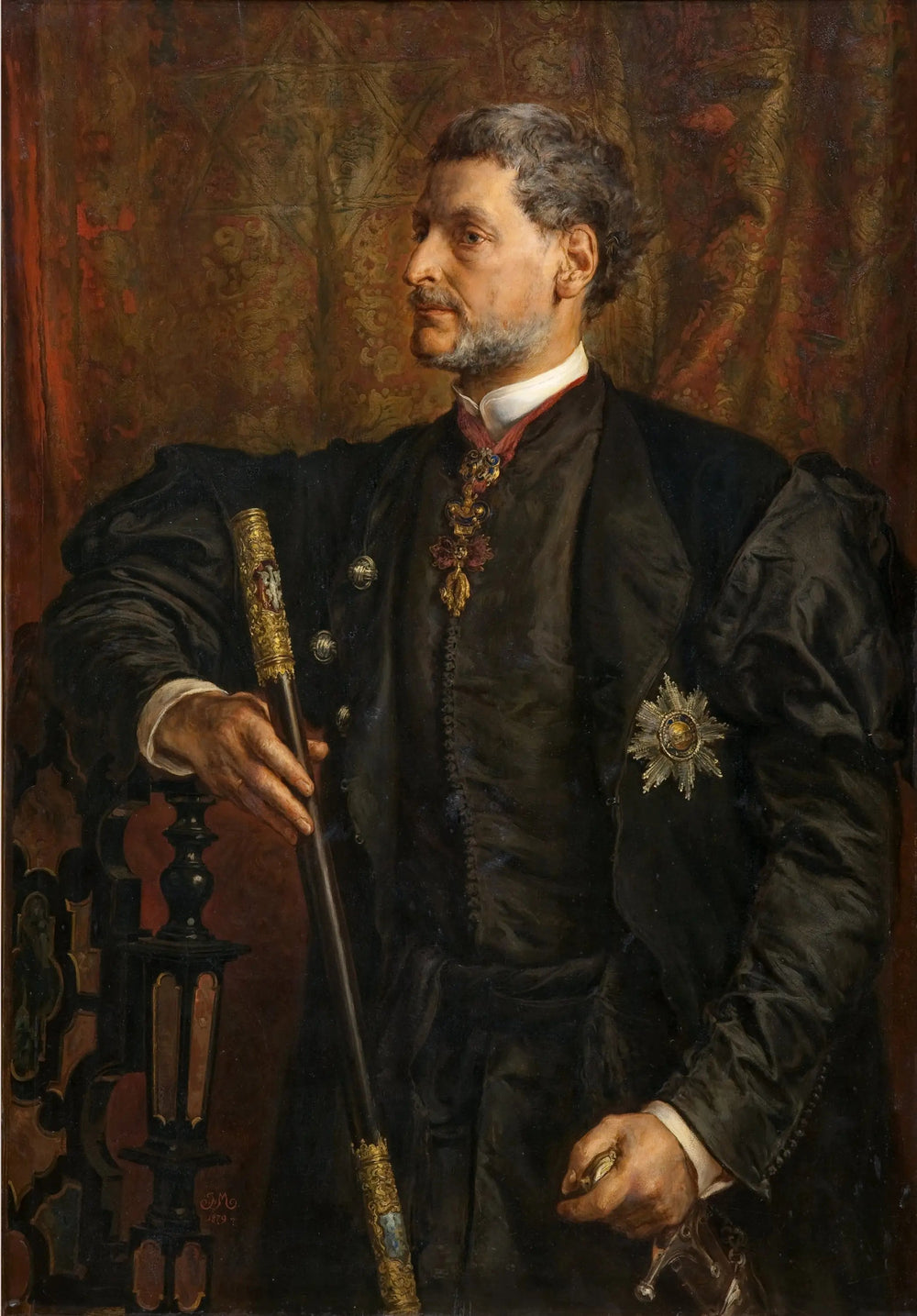 Portrait d’Alfred Potocki - Jan Matejko - Alpha Reproduction