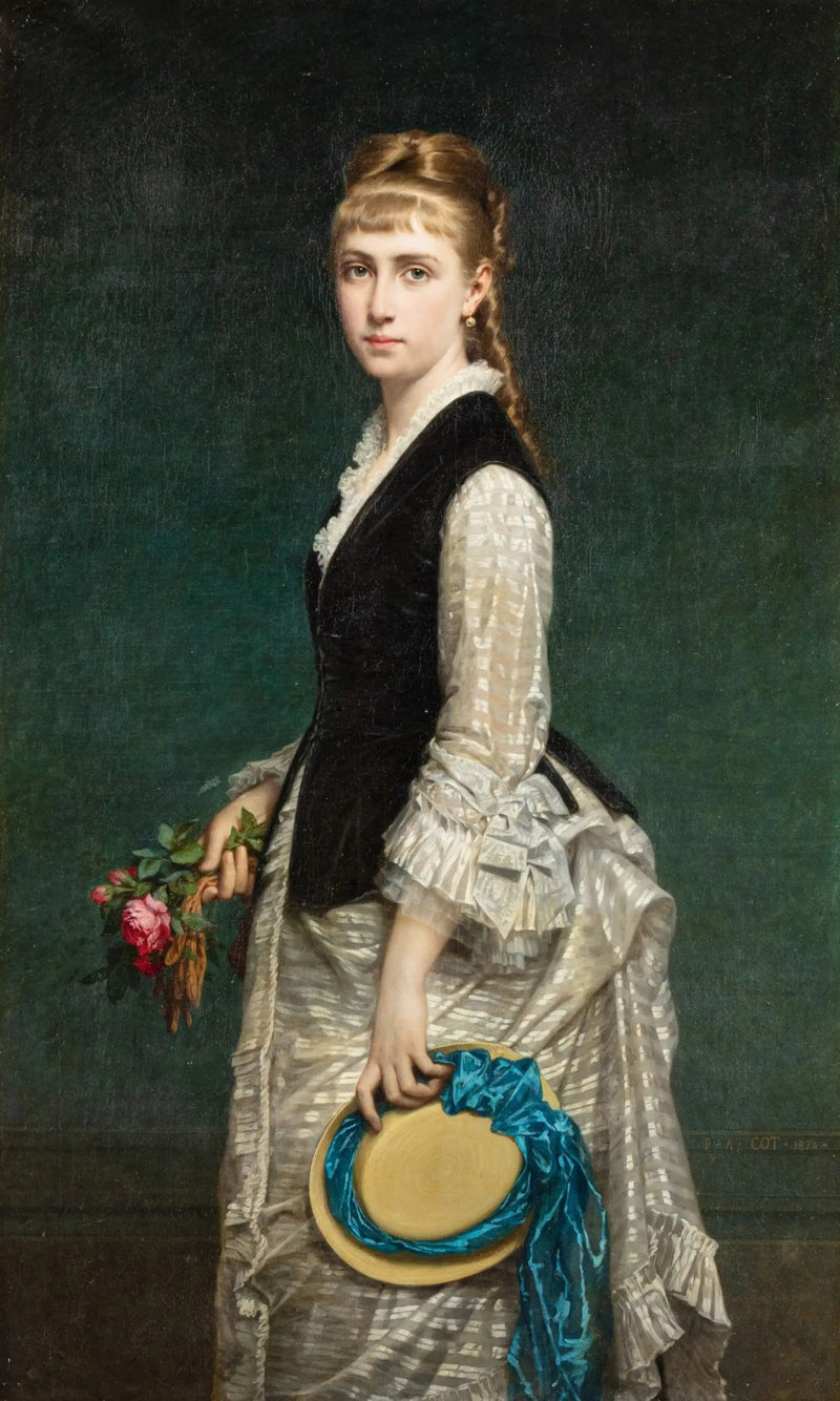 Ritratto di Alice Heine, duchessa di Richelieu, principessa di Monaco - Pierre Auguste Cot