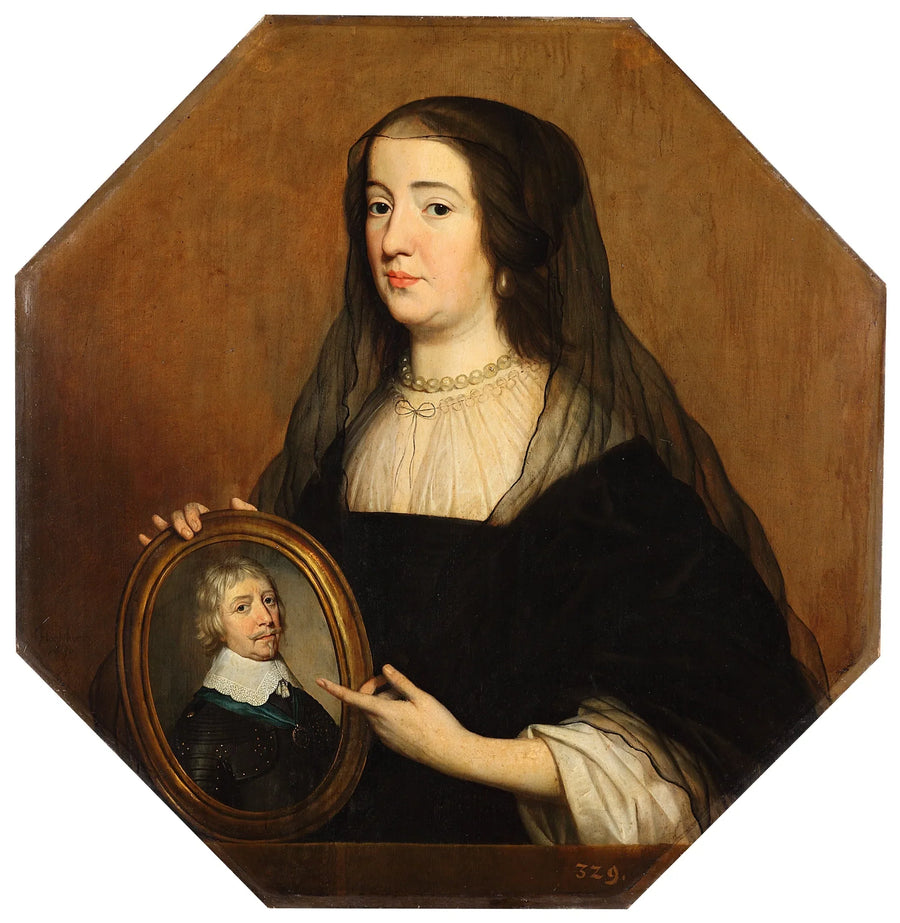 Ritratto di Amalia van Solms (1602-1675) - Gerrit van Honthorst