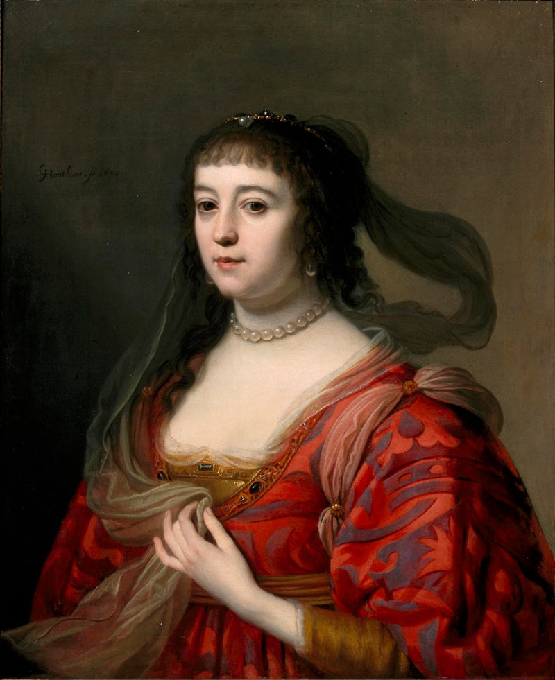 Ritratto di Amalia van Solms - Gerrit van Honthorst