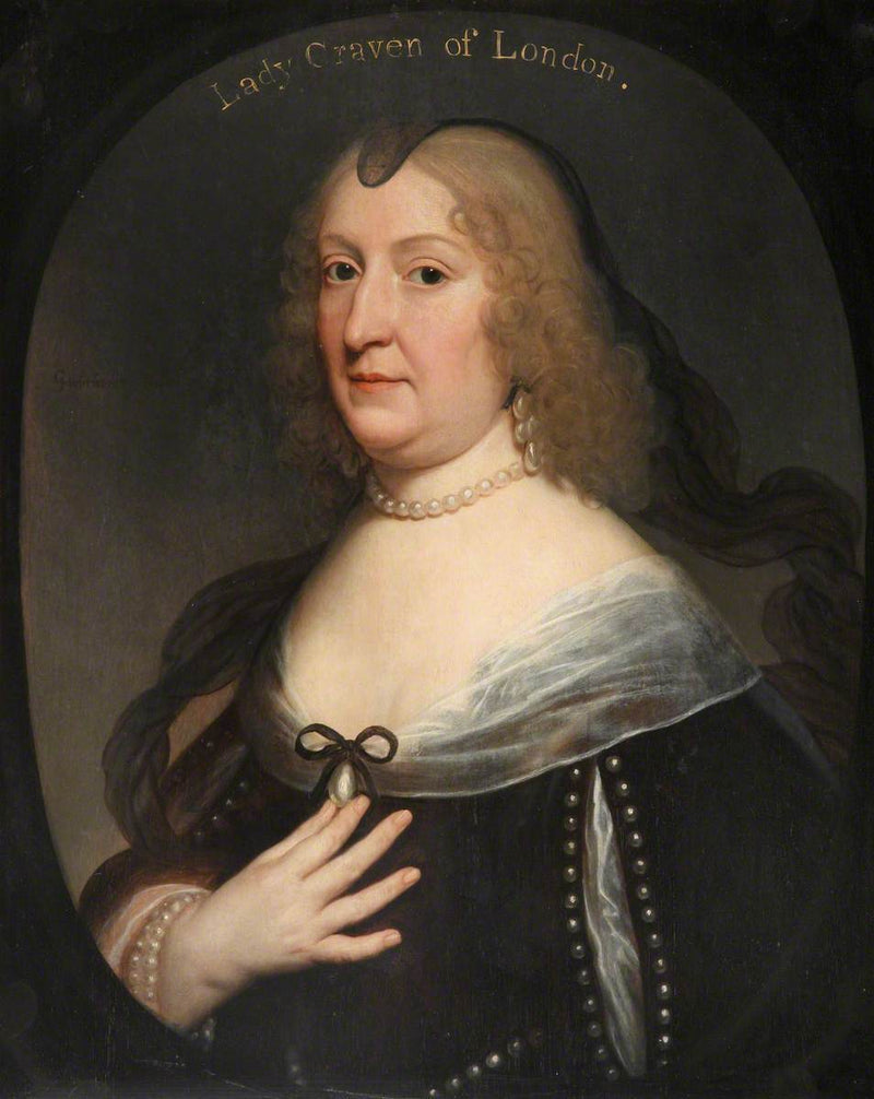 Ritratto di Amalie Elisabeth von Hanau-Münzenberg (1602-1651) - Gerrit van Honthorst