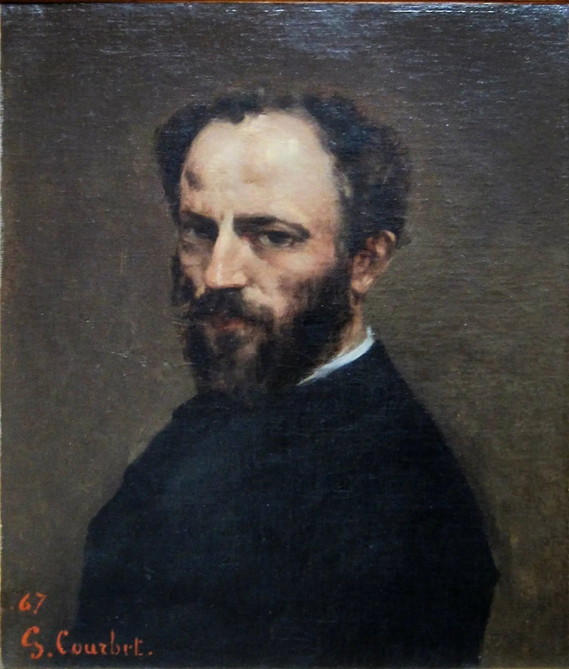 Ritratto di Amand Gautier (1825-1894), pittore - Gustave Courbet