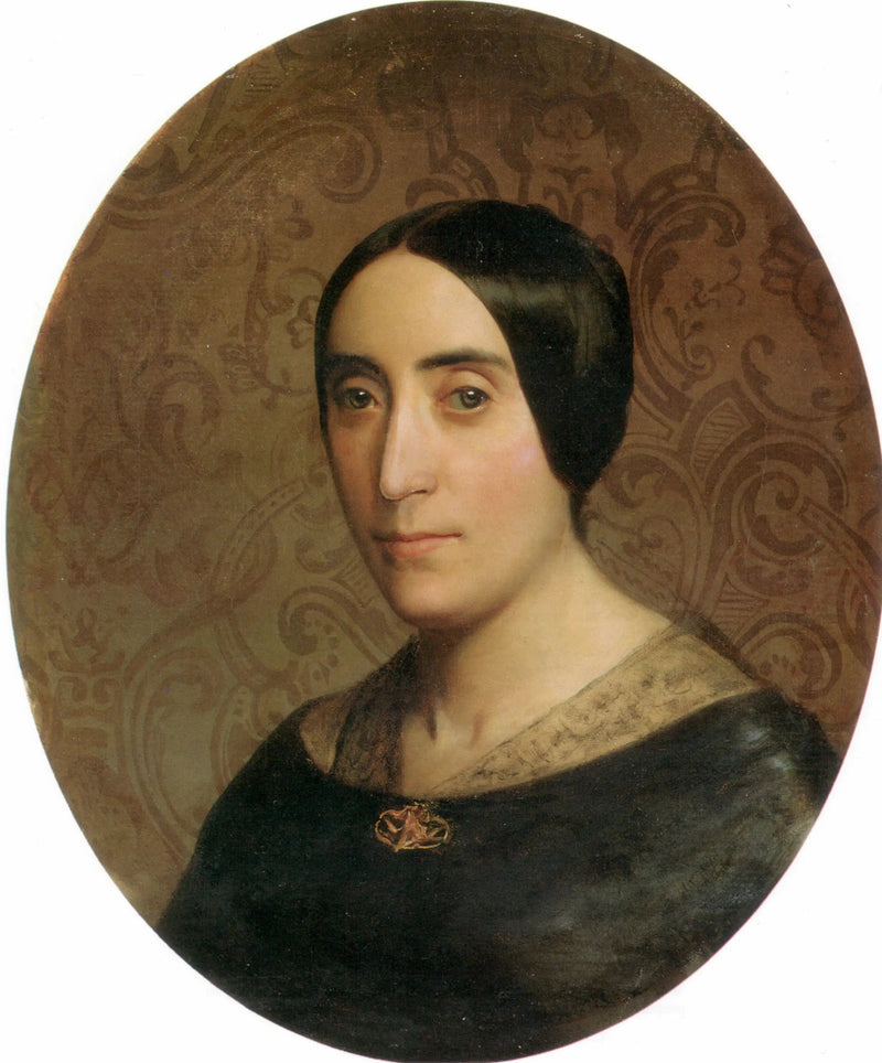 Ritratto di Amélina Dufaud, moglie di Bouguereau, zia dell'artista - Bouguereau