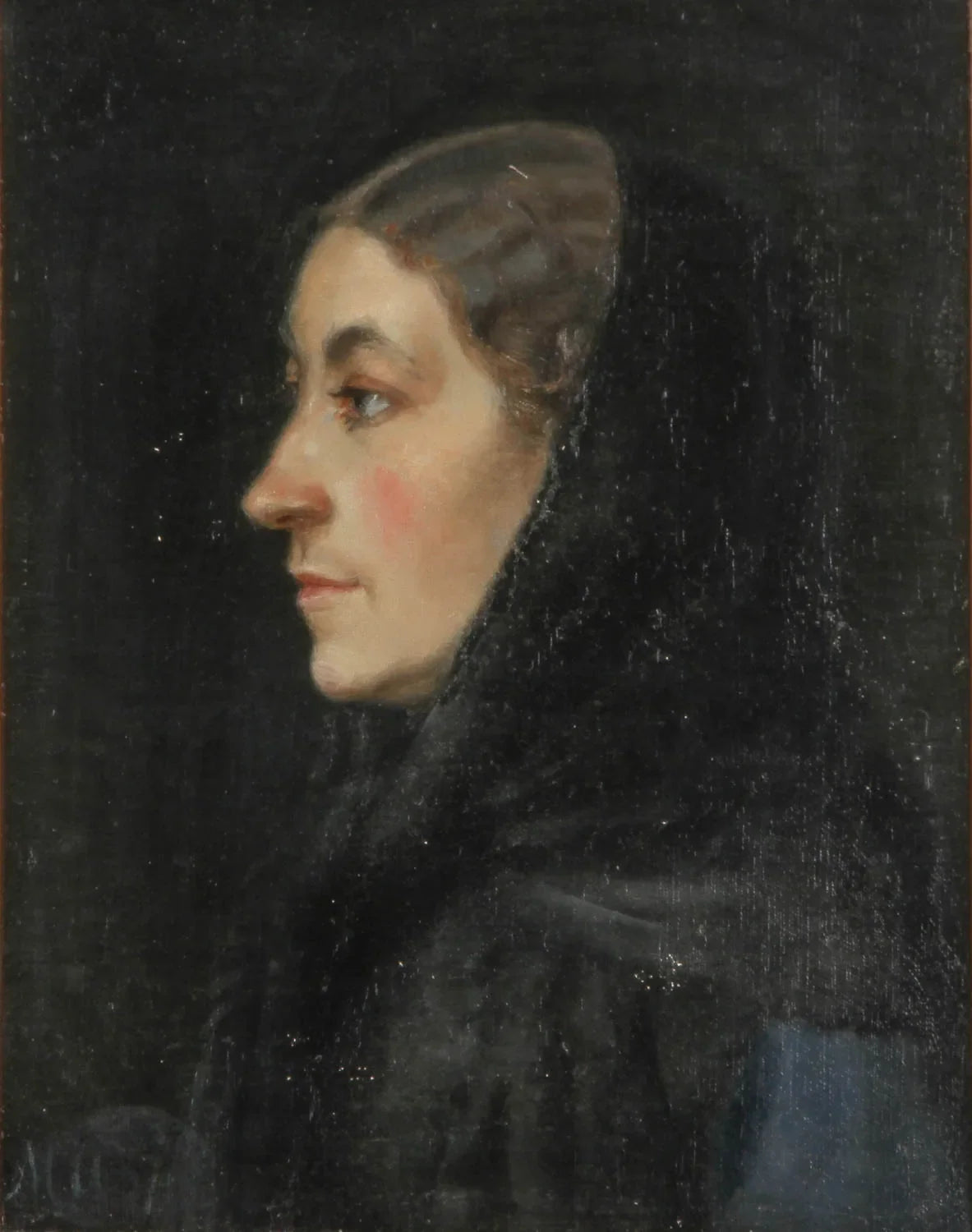 Portrait d'Ane Raadsig. - Michael Peter Ancher image 1 tableau peint à l’huile sur toile
