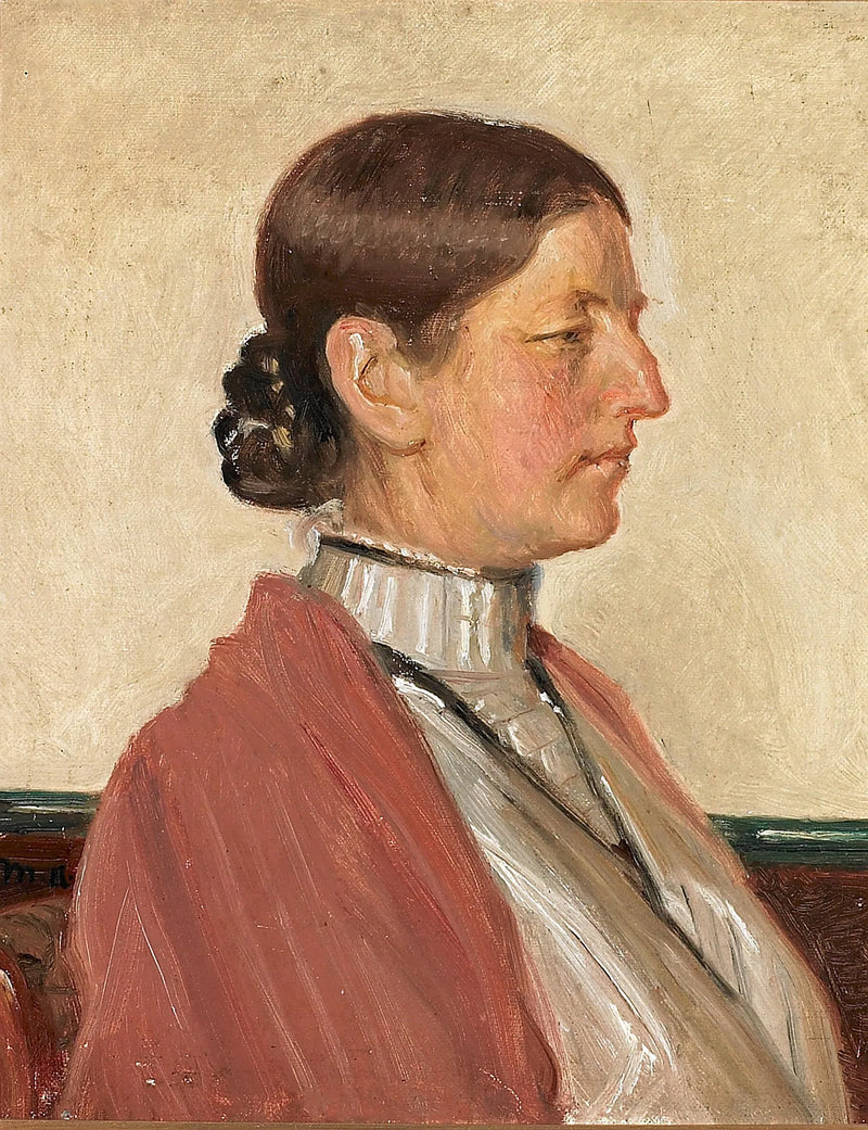 Ritratto di Anna Ancher. -Michael Peter Ancher