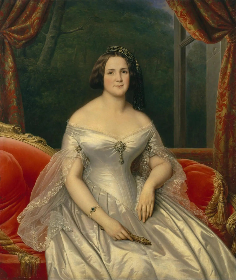 Ritratto di Anna Benardaki - Charles de Steuben