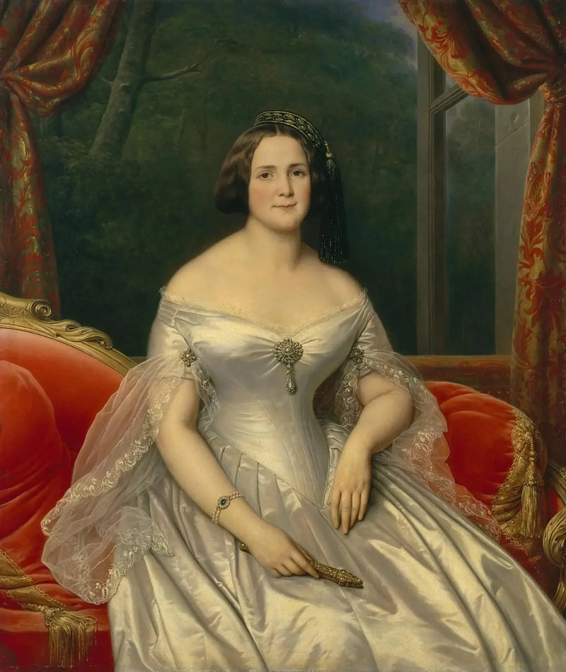 Ritratto di Anna Benardaki - Charles de Steuben
