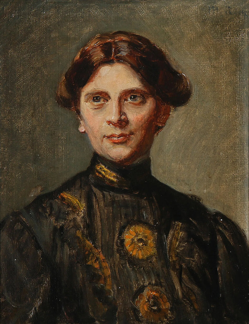 Ritratto di Anna Bitsch, nata Saxild. -Michael Peter Ancher