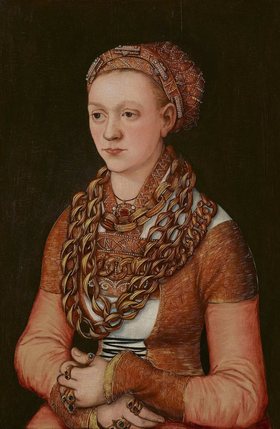 Ritratto di Anna Buchner, née Lindacker - Lucas Cranach il Vecchio