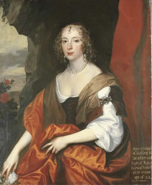 Portrait d'Anne Carr, Lady Russell - Antoine van Dyck image 1 tableau peint à l’huile sur toile