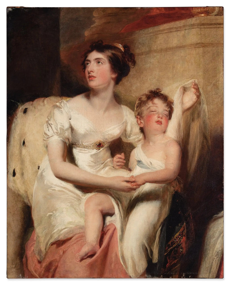 Ritratto di Anne, contessa di Charlemont e di suo figlio James - Thomas Lawrence