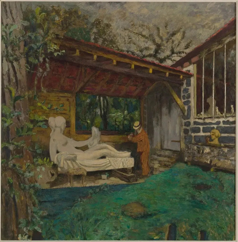 Portrait d'Aristide Maillol - Édouard Vuillard image 1 copie de tableau peinte à la main