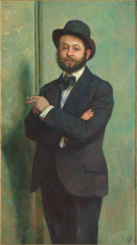 Ritratto di Auguste Perret - The��o van Rysselberghe