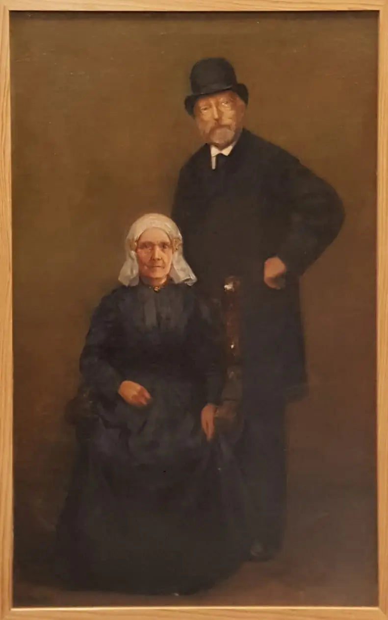 Ritratto di Egbert Kuipers (1828-1892) e di Jantje Wiegersma (1828-...) - Piet Mondrian