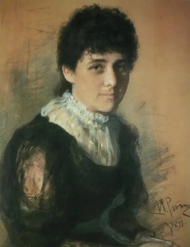 Ritratto di Elena Pavlovna Tarkhanova-Antokolskaya - Ilya Repin