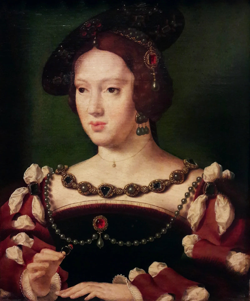 Ritratto di Eleonora d'Asburgo (1498-1558) - Joos van Cleve
