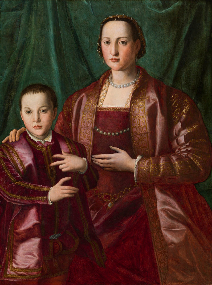Ritratto di Eleonora di Toledo e suo figlio, Francesco de'Medici - Bronzino