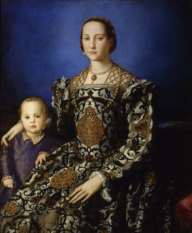 Ritratto di Eleonora di Toledo e suo figlio Giovanni de' Medici - Bronzino