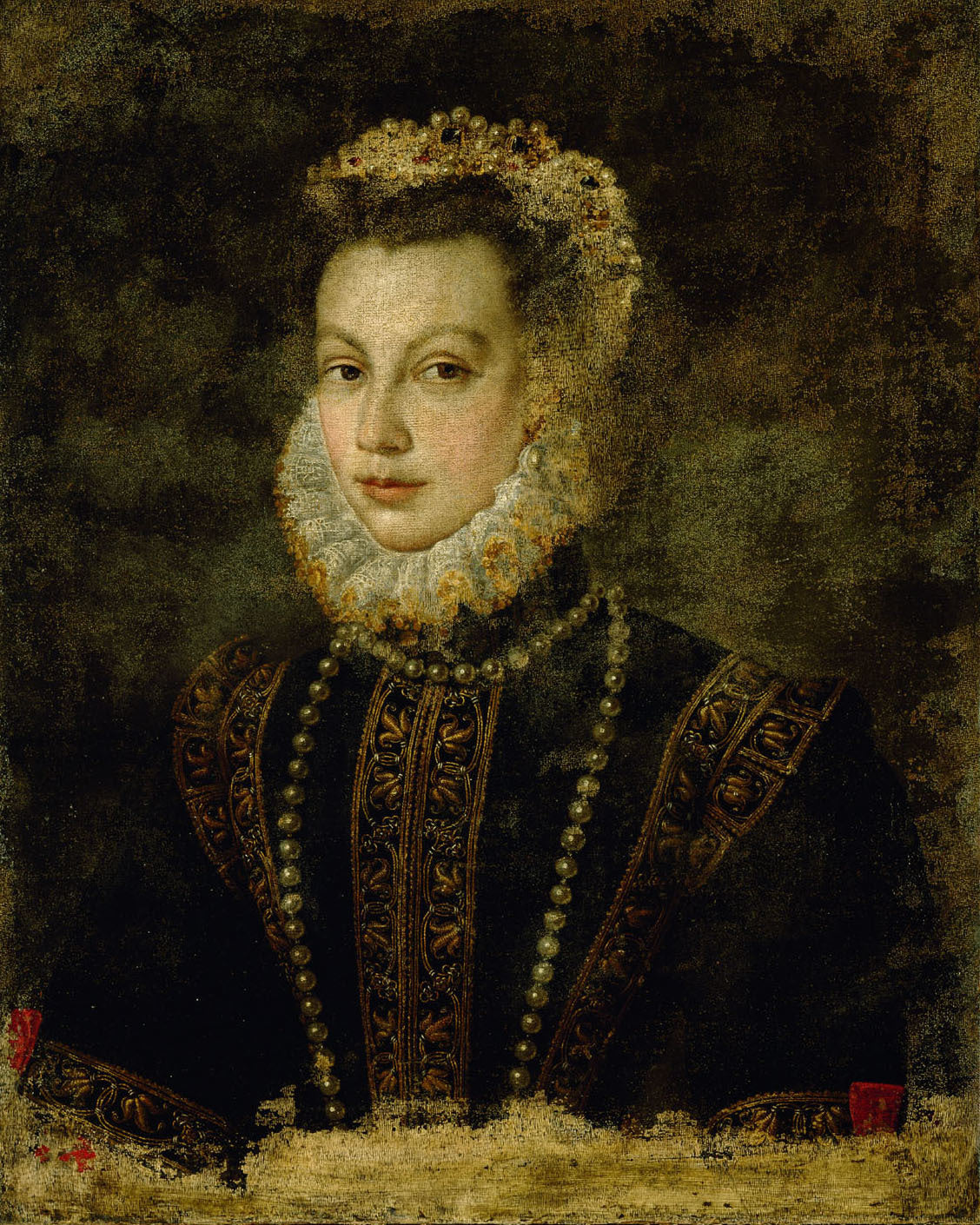Portrait d'Élisabeth de France - Sofonisba Anguissola image 1 tableau peint à l’huile sur toile