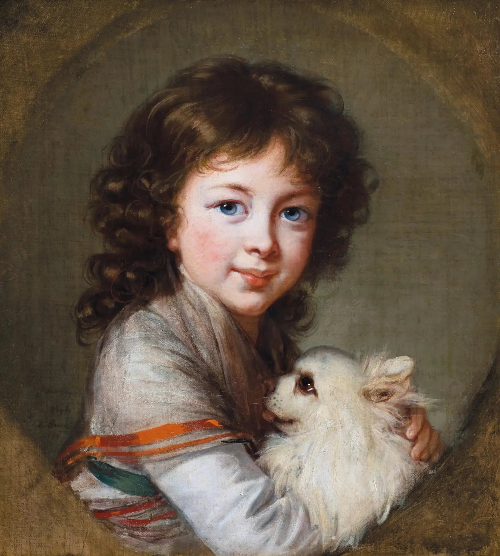 Portrait d'Elisabeth Isabella Mniszech - Élisabeth Vigée Le Brun image 1 copie peinte à la main à l’huile