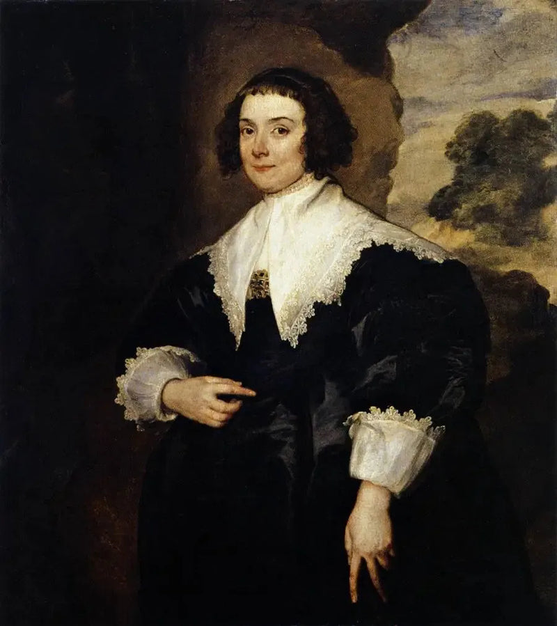 Ritratto di Elisabetta van Assche, moglie di Justus van Meerstraeten - Antoine van Dyck