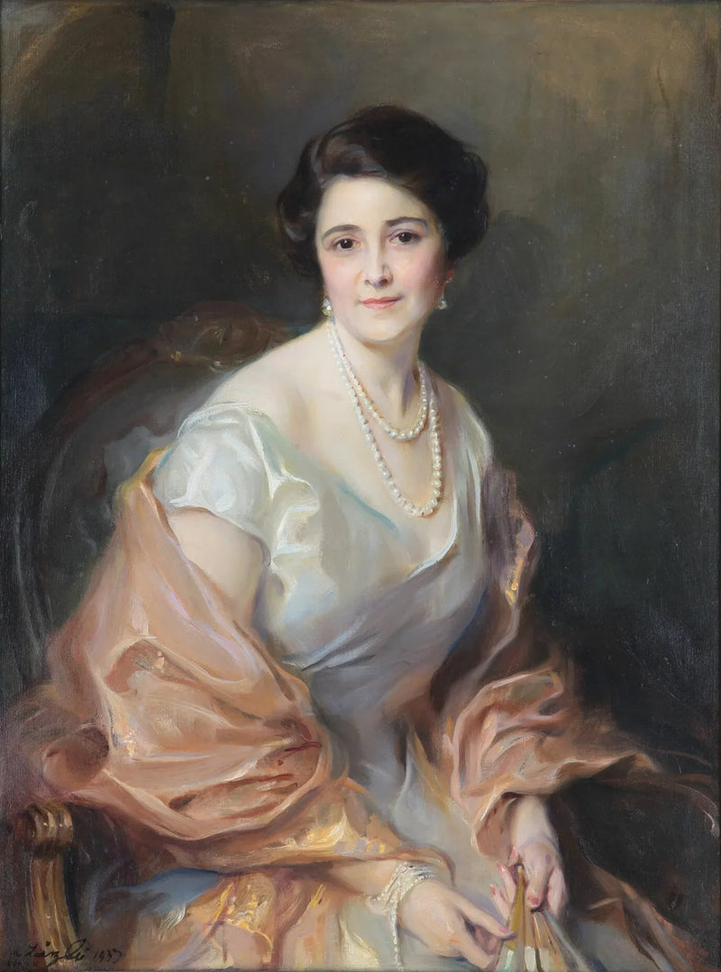 Ritratto di Elisabetta Gottschalk de Hirsch - Philip de La��szlo��