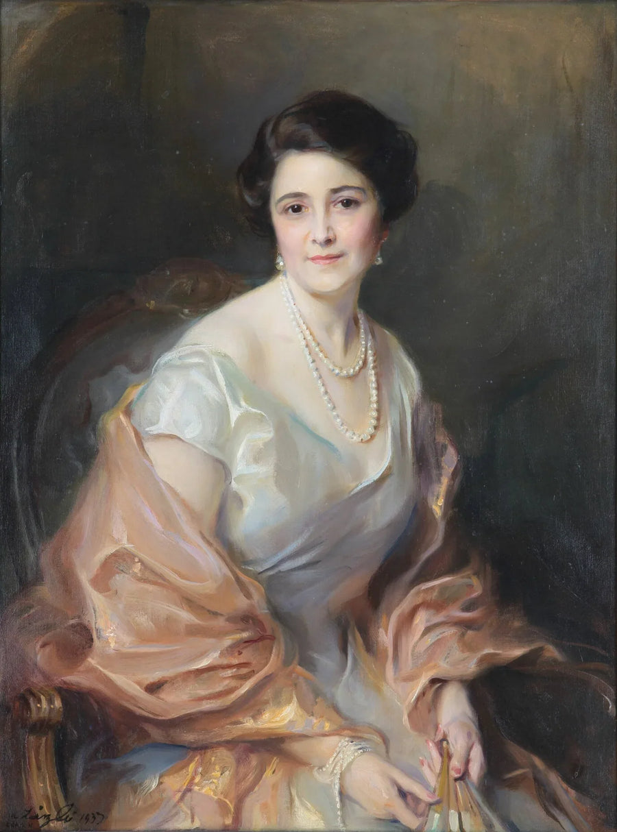 Ritratto di Elisabetta Gottschalk de Hirsch - Philip de La��szlo��
