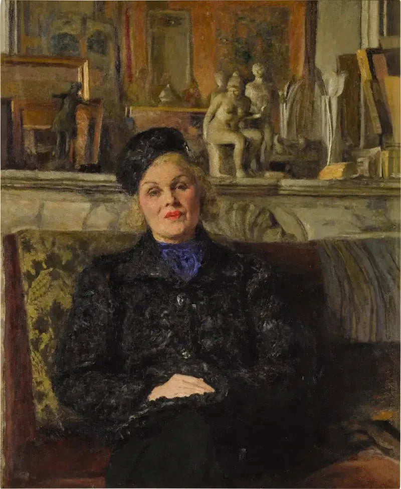 Ritratto di Elvira Popesco - Édouard Vuillard