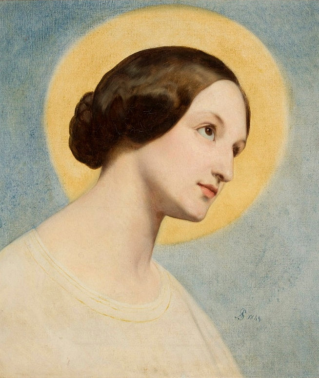 Ritratto di Elżbieta (Eliza) Krasińska née Branicka. - Ary Scheffer