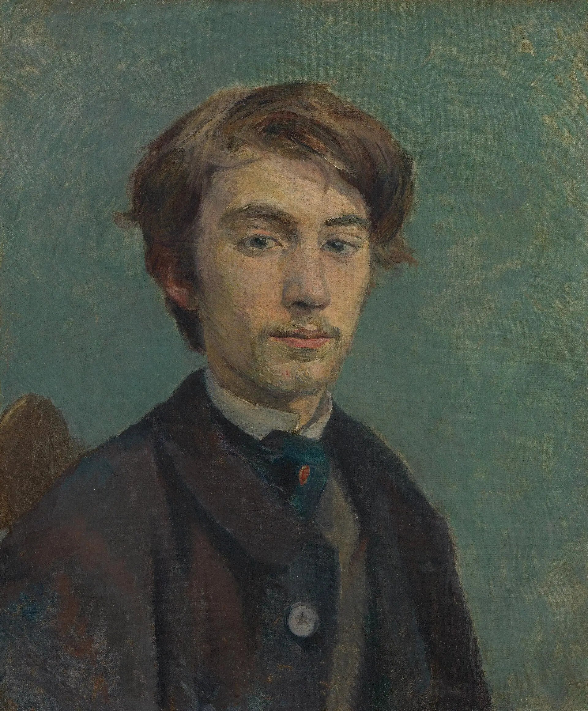 Portrait d'Émile Bernard - Henri de Toulouse-Lautrec image 1 reproduction d’œuvre d’art à l’huile