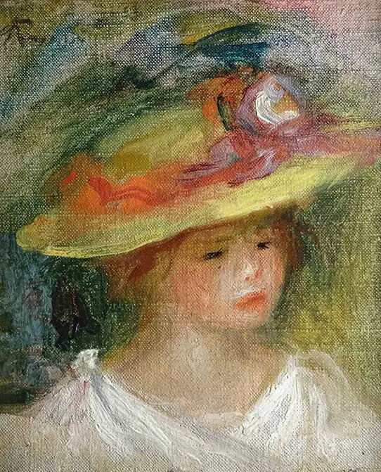 Ritratto di bambino con cappello - Pierre-Auguste Renoir