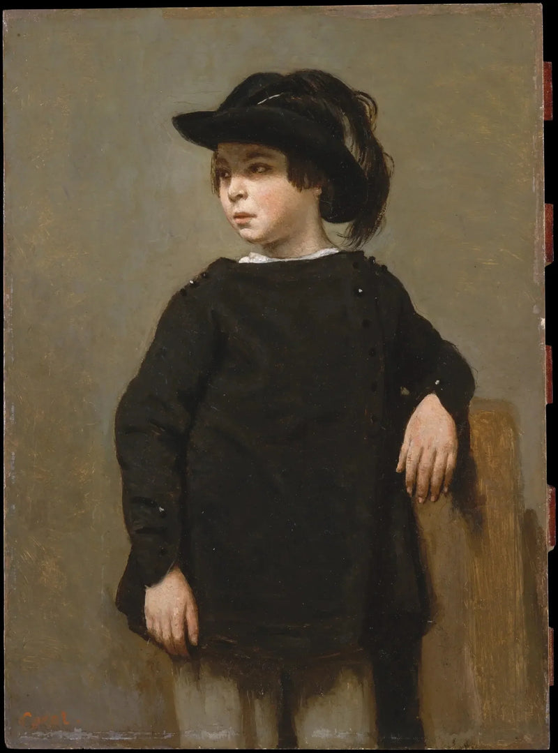 Ritratto di bambino - Jean-Baptiste Camille Corot