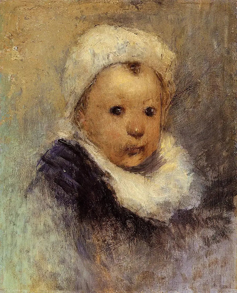 Ritratto di bambino, forse Aline Gauguin - Paul Gauguin
