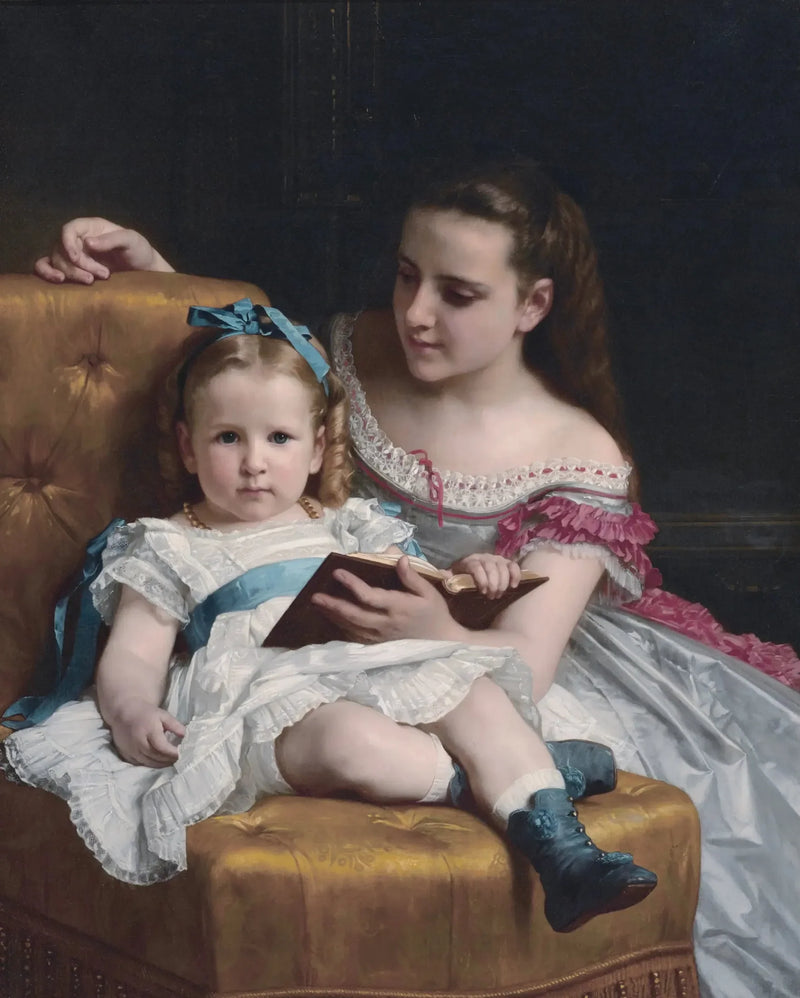 Ritratto di Eva e Frances Johnston - Bouguereau