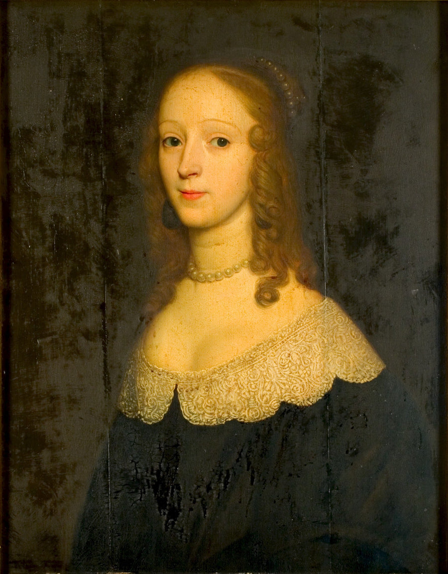 Ritratto di Helena van Hoecklum con Spaansweerd (-1650) - Gerrit van Honthorst
