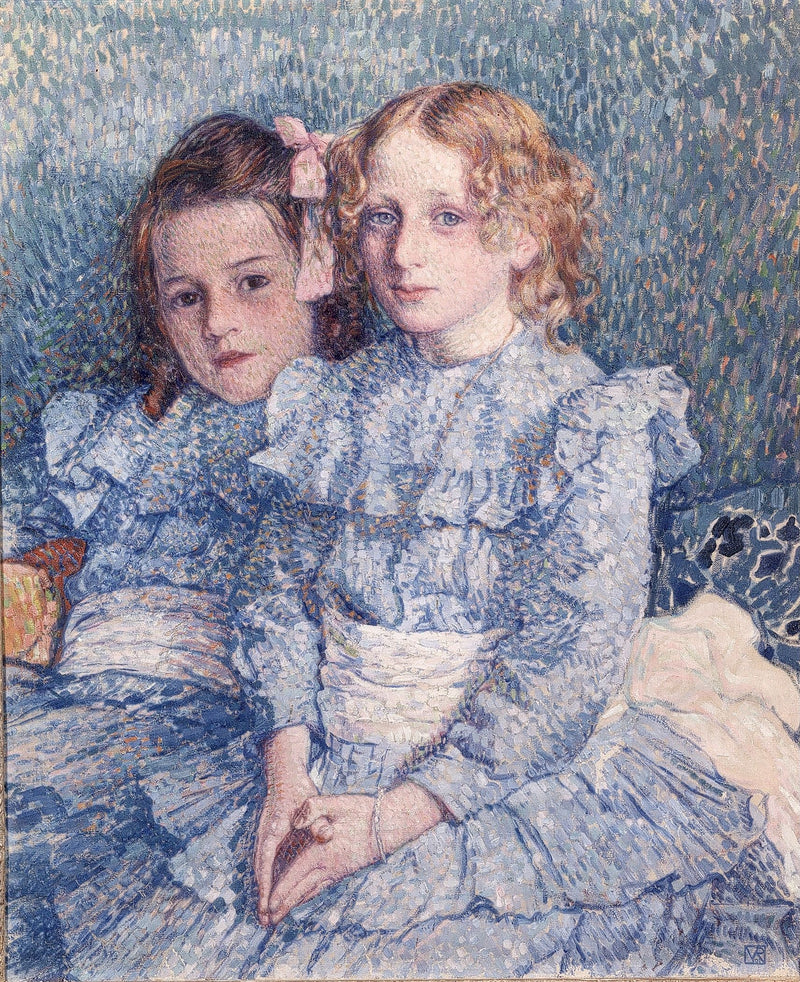 Ritratto di H��l��ne e Mich��tte Guinotte - The��o van Rysselberghe