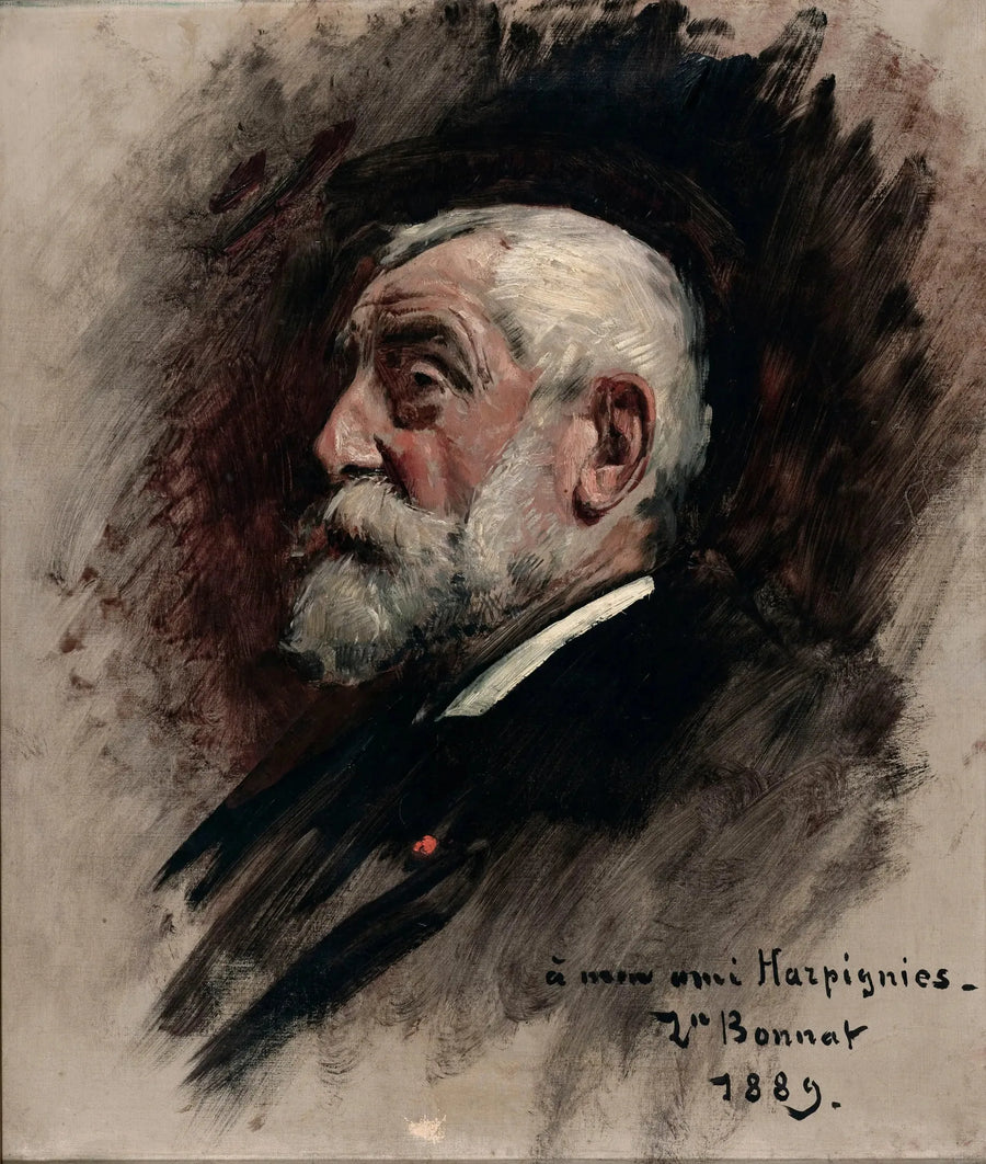 Ritratto di Henri Harpignies - Léon Bonnat