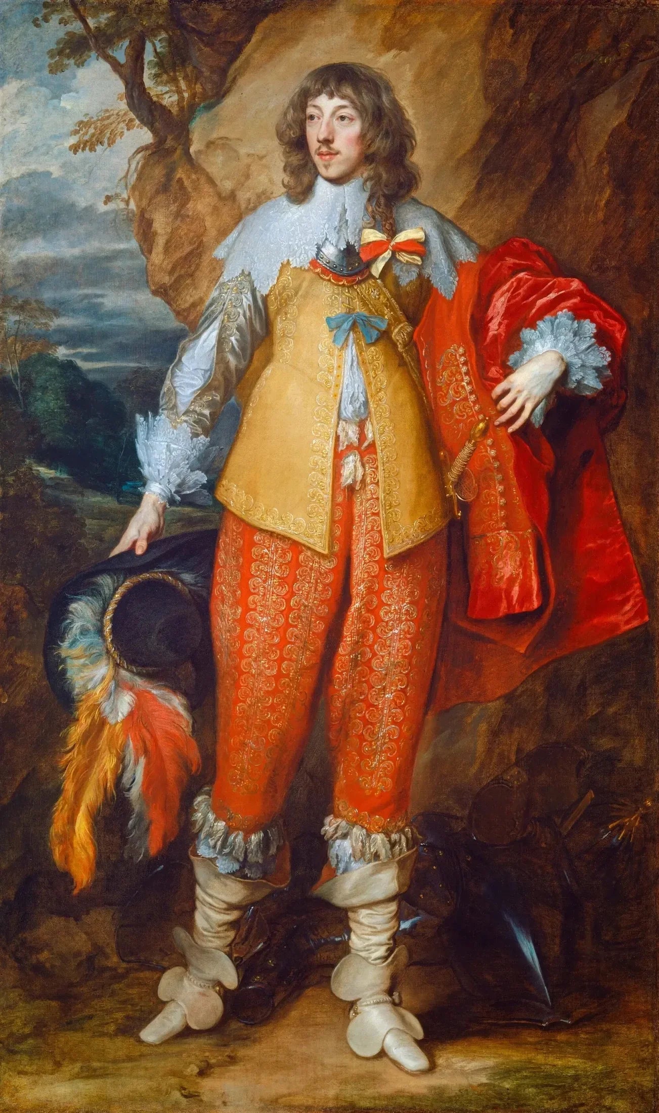 Portrait d'Henri II de Lorraine - Antoine van Dyck image 1 copie peinte à la main à l’huile
