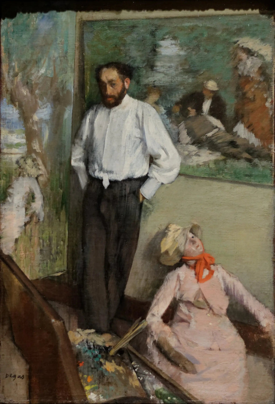 Ritratto di Henri Michel-Lévy - Edgar Degas