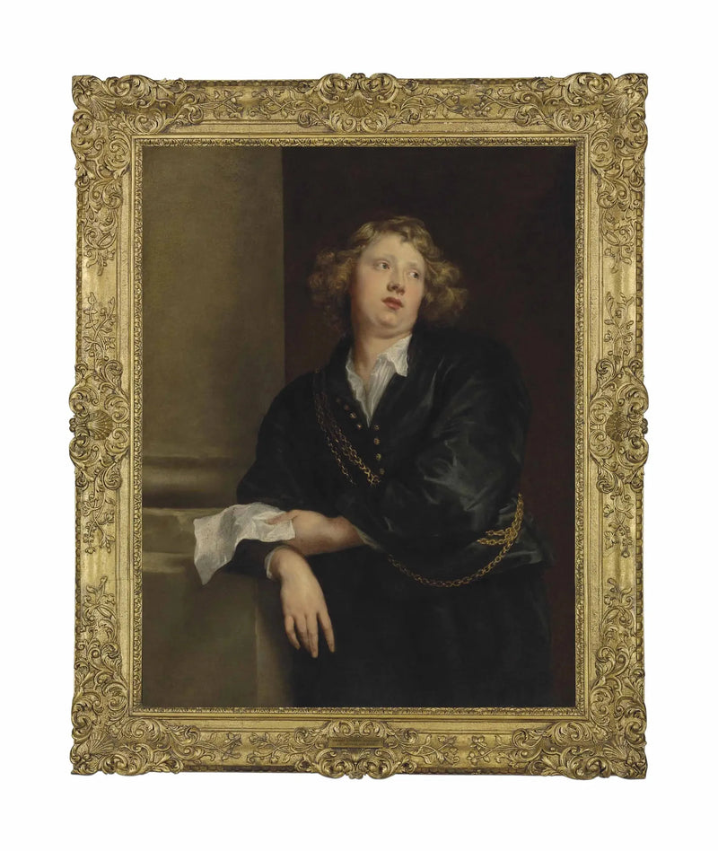 Ritratto di Henricus Liberti (1628-1661). Compositore e organista - Antoine van Dyck