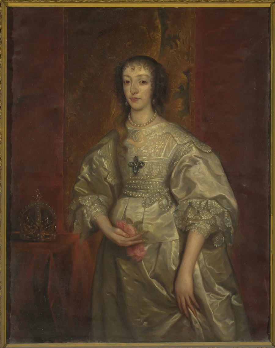 Ritratto di Henriette Marie (1609-1699), regina d'Inghilterra - Antoine van Dyck