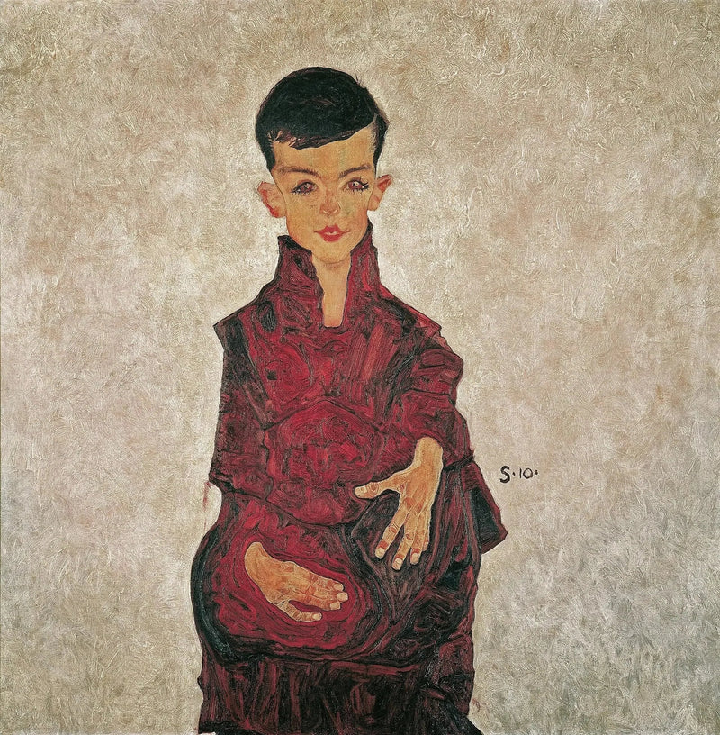 Ritratto di Herbert Reiner - Egon Schiele