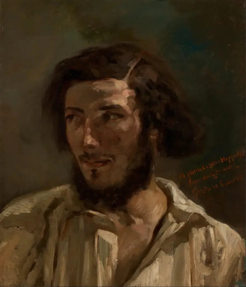 Ritratto di Ippolito (Pradelles ?) - Gustave Courbet