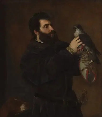 Ritratto di uomo con falco - Titian