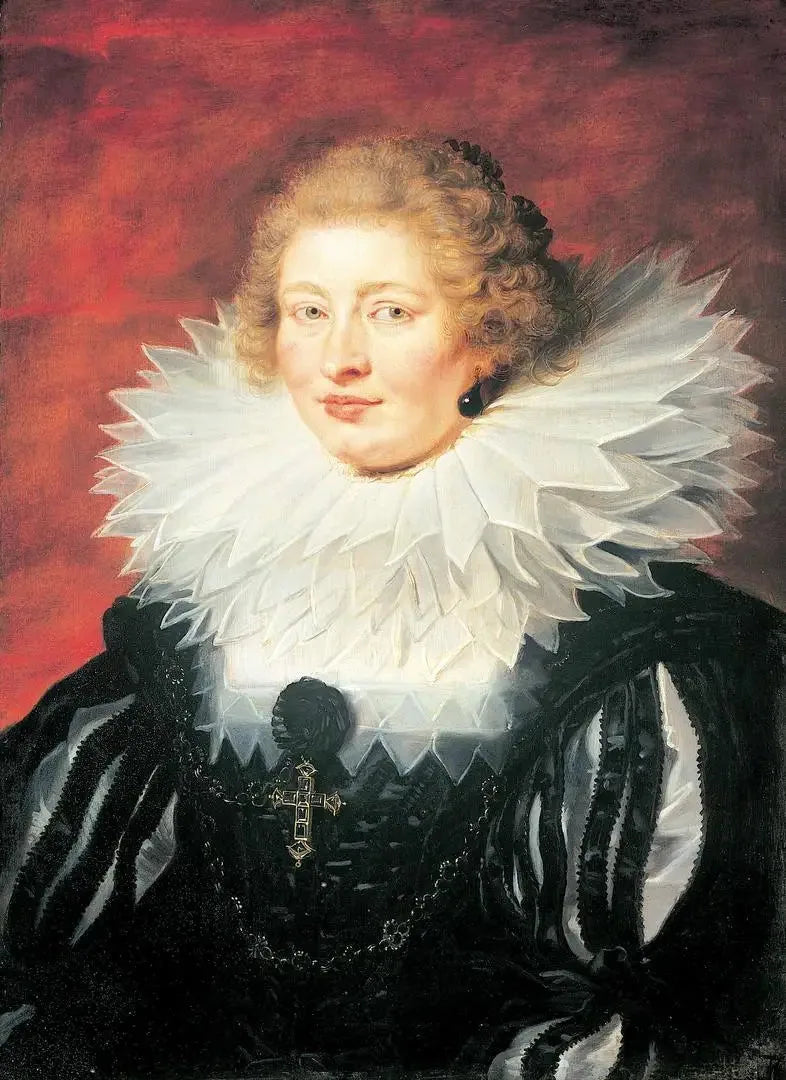 Ritratto di Ippolite de Male (?-?), moglie di Enrico de Vicq, signore di Meulevelt (1573-1651) - Peter Paul Rubens